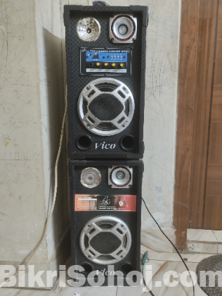 Vico 15000w Speaker (bluetooth + Audio Jack Pen Drive)